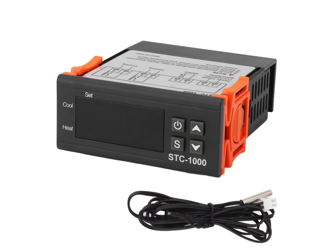 Controlador de temperatura digital, modelo de calefacción y refrigeración, regulador sensorial inteligente, 110 V-220 V