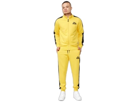 Chándale para Fitness LONSDALE Chándal Beickerton Amarillo (3XL)