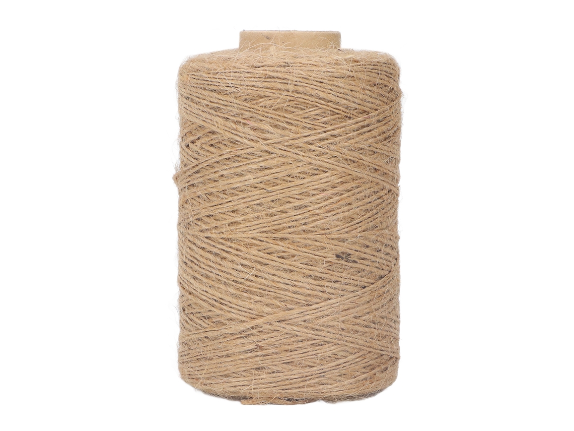 Hilo De Yute De 300 M Y 1 Mm De Fibra Para Manualidades, Decoración Del Hogar, Bricolaje Y Embalaje.