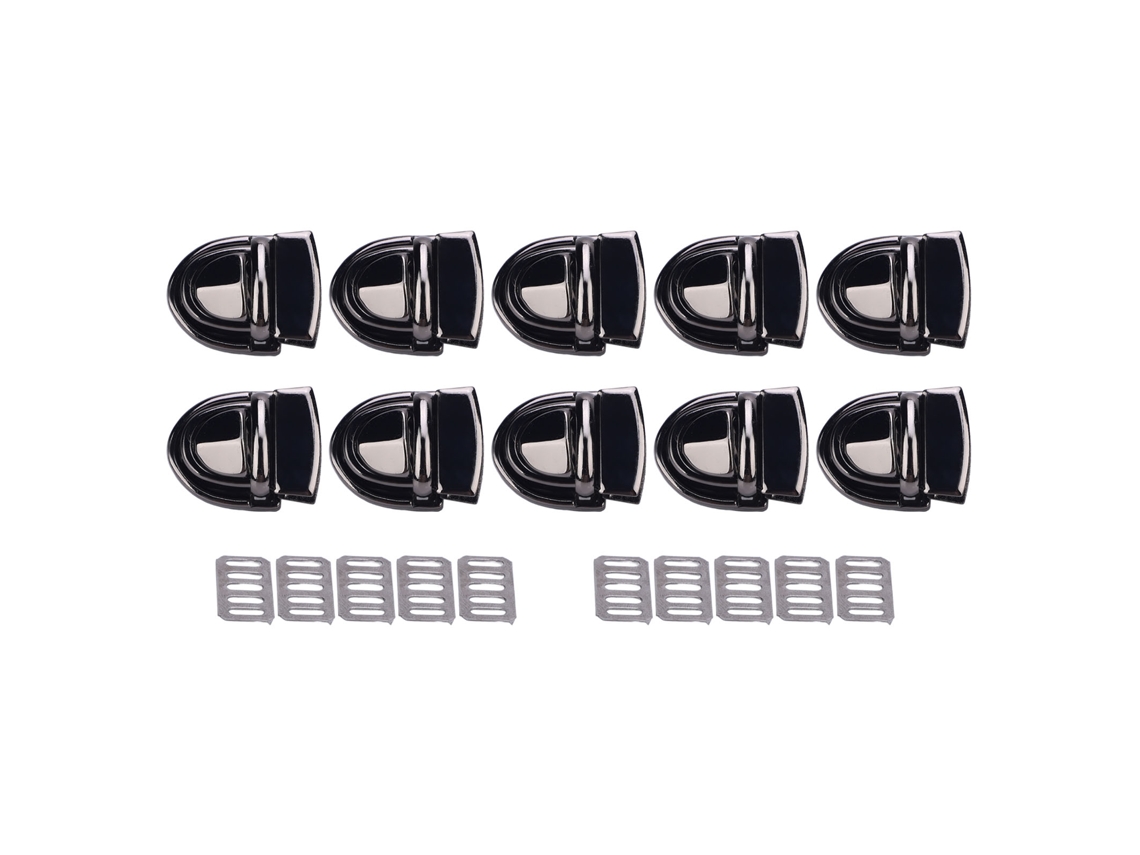 10 Juegos De Clips Para Cinturón Tipo Pico De Pato De 20 Mm De Ancho Con Placa Base De 10,5 X 22 Mm Para Cinturones De Cuero.