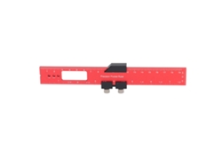 Regla De Marcado De Aluminio, Antideslizante, De Precisión, Para Carpintería, 20 Cm, Roja.