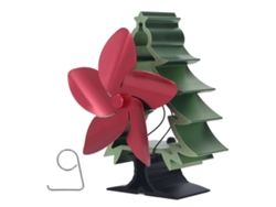 Ventilador De Estufa De Leña Con 5 Aspas Y Velocidad Ajustable.