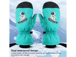 2026-guantes Impermeables Y Antiviento Para Niños Invierno Calientes Espesorados Deportes Al Aire Libre Ciclismo Ski Bicicleta