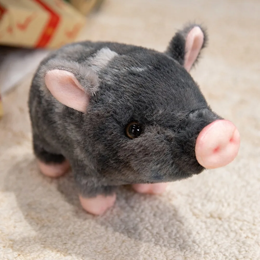(gris) Peluche De Cerdito Suave De Alta Calidad, Cómodo Al Tacto, Bonito Y Agradable Para La Piel.