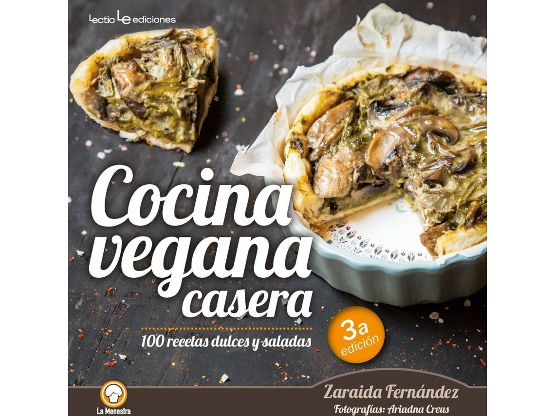 Libro Cocina Vegana Casera de Zaraida Fernández Altabás (Español)