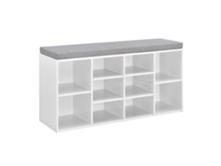 Zapatero [EN.CASA] Blanco/Gris (Aglomerado - 103 x 30 x 48 cm)
