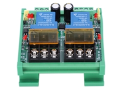 Módulo De Relé De Alta Potencia De 2 Canales, 30 A, Plc, 5 V/12 V, Con Aislamiento Óptico E Indicadores.
