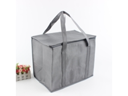 Bolsa de compras plegable Digitallab, 35 L, nevera portátil, 41 x 26 x 33 cm (gris)
