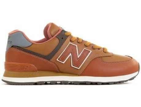 Zapatillas NEW BALANCE 574OMA Hombre (45.5 - Marrón)