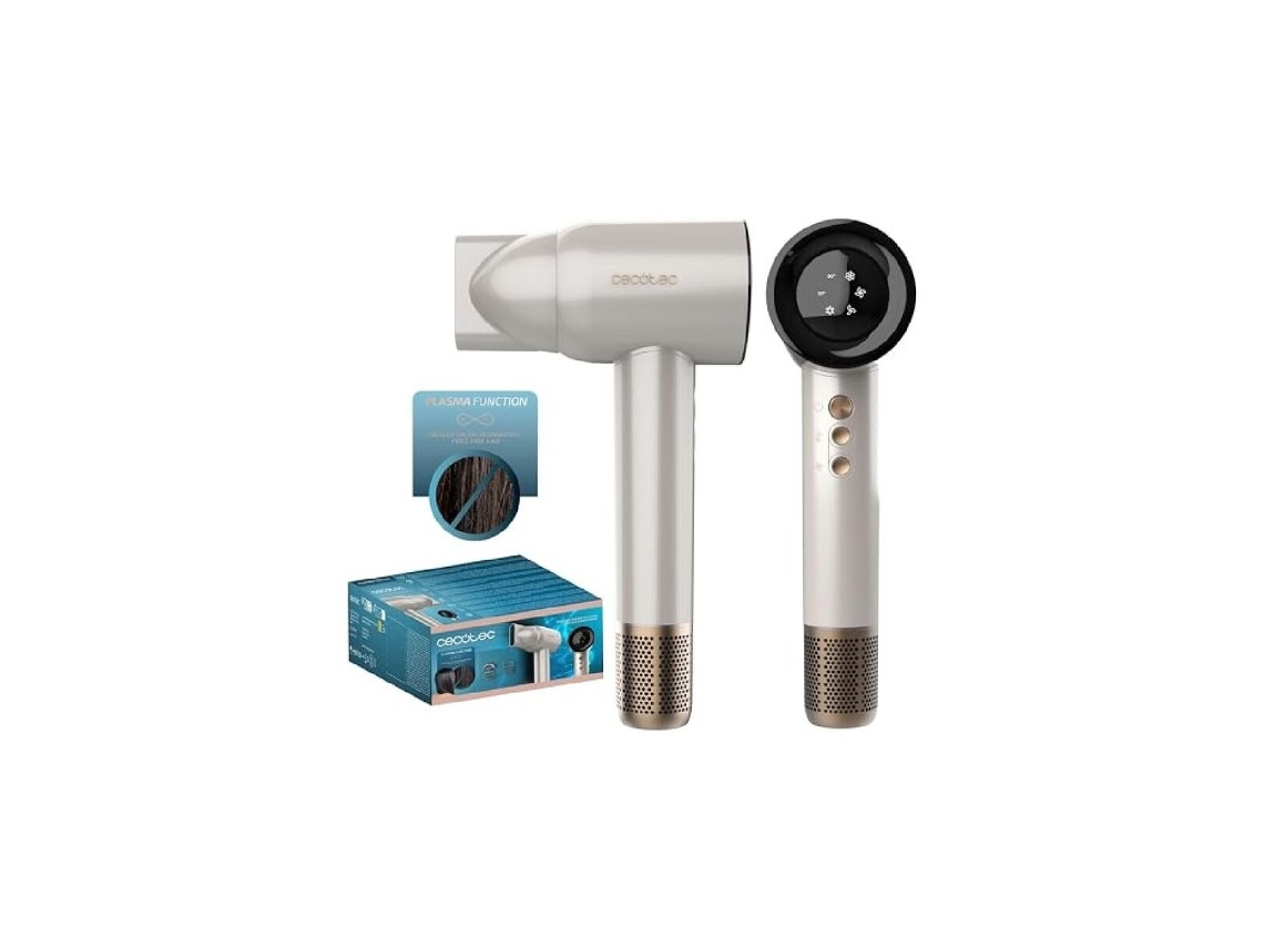 Secador de Pelo CECOTEC RockStar Nano IonTech (Enchufe EU - Champagne)