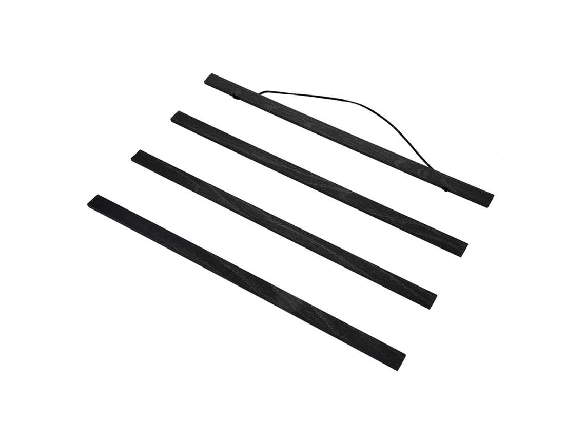 Colgador Magnético De Cartón Con Aserrín Para Manualidades, Con 4 Listones De Madera (40 Cm)
