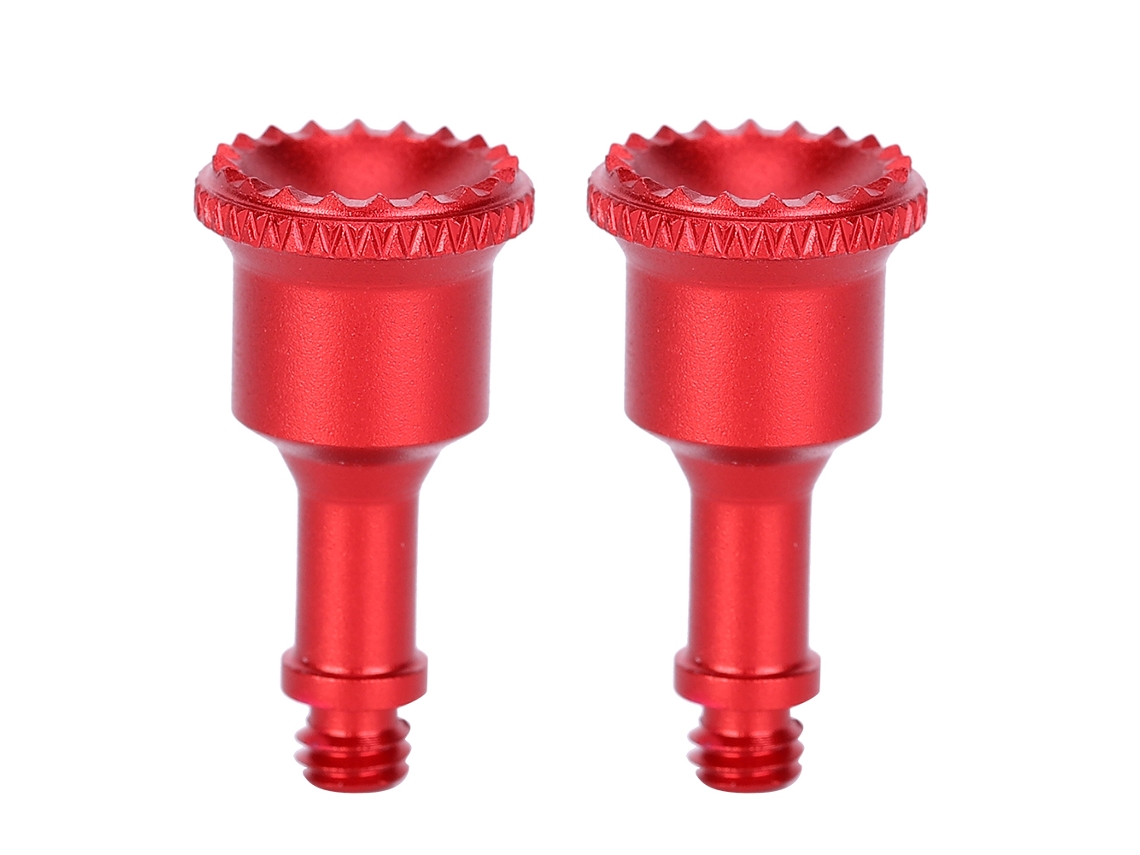 Mali pares de Maneta de Controle Remoto de Alumínio para Drone Dji Mavic Air 2 Vermelho
