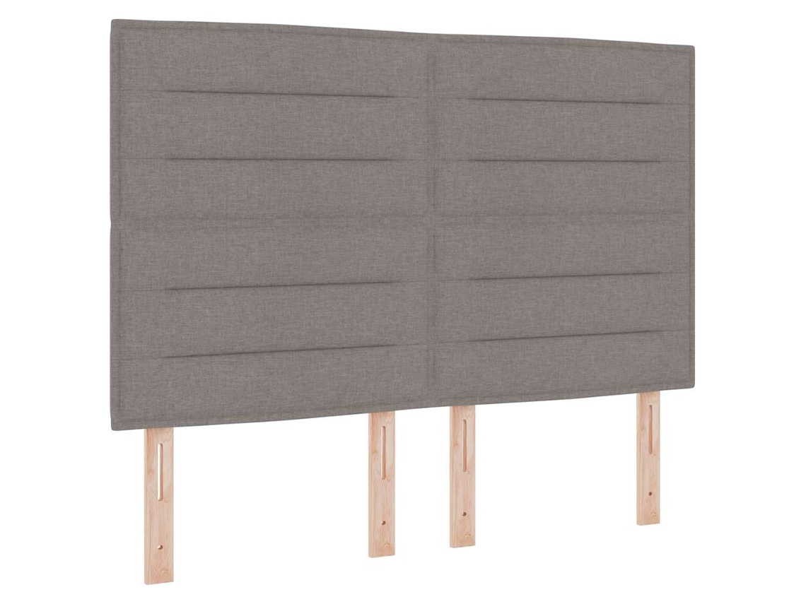 Maison Exclusive - Cabecero Taupé 144 Cm Tela