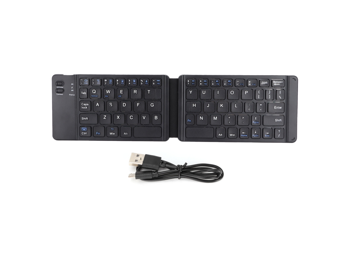 Mini teclado plegable inalámbrico portátil
