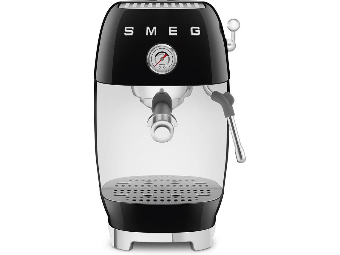 Cafetera con Cold Brew SMEG ECF03BLEU (15 Bar - Café Molido y Cápsulas - Negro)  