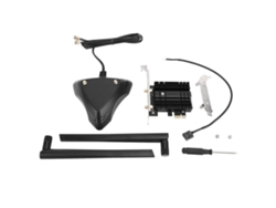 Adaptador Wi-Fi Baoj-2026 PCI-e Intel Be200 8774 Mbps Tri Band Network Card Sem Fio Com Bluetooth 5.4