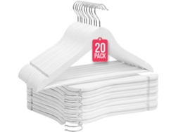 PERCHAS BLANCAS LOTE 20 UNIDADES COM-FORT HOUSE