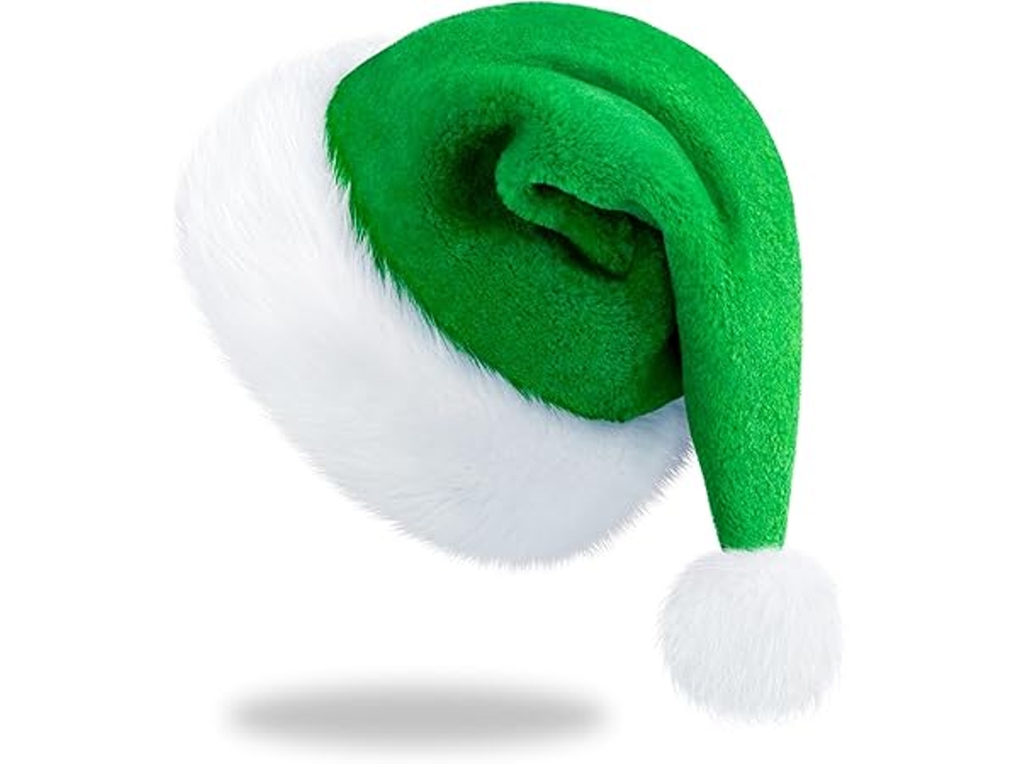 Gorro De Papá Noel De Felpa Unisex, Ergonómico, Para Uso Diario.