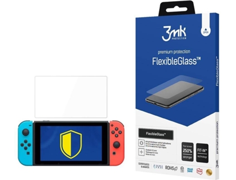 Protector Cristal Templado Nintendo Switch 3MK Flexible