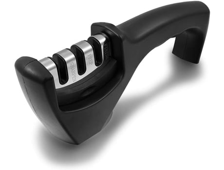 Afilador de cuchillos de 3 etapas, afilador de cuchillos de cocina, accesorios manuales para cuchillos de cocina, afilador de cuchillos de bolsillo...