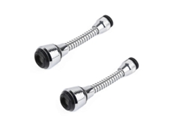 2 Aeradores Flexibles De Grifo, Rotación 360°, 2 Modos (burbuja/regadera), Para Grifos De Cocina Y Baño, Material Abs Duradero