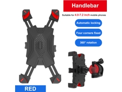 Soporte universal para retransmisiones en directo de coches, bicicletas y motos, estructura fija, lámina de visualización roja
