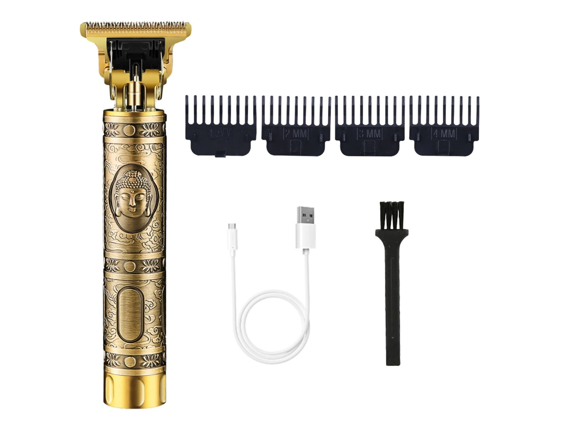 Maquina De Cortar Pelo Eléctrica Inalámbrica Recargable Con Batería De Larga Duración Y Corte Fino Para Hombre