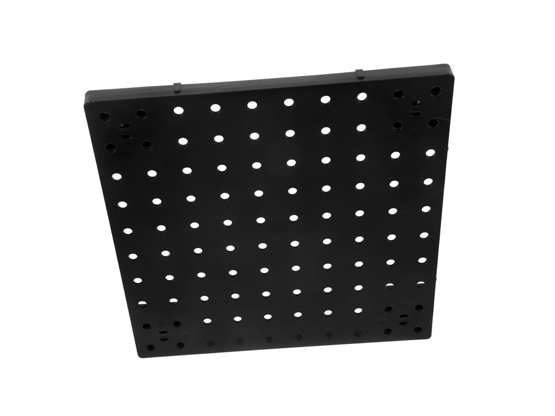 Panel Perforado Grande Plástico Negro Paredes Fácil Almacenar Instalación Sencilla Ideal Cocina Baño