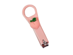 Mini Tijeras De Uñas Portátiles De Acero Inoxidable Con Diseño Ergonómico Antideslizante, Color Rosa.
