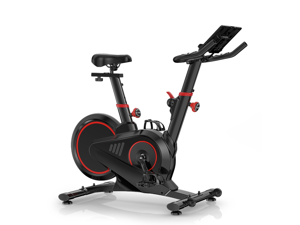 Bicicleta estática magnética de interior Racingreat (Volumen de inercia: 10 kg, compatible con Kinomap, Fitshow y Zwift, hasta 120 kg, modelo X7, color negro)