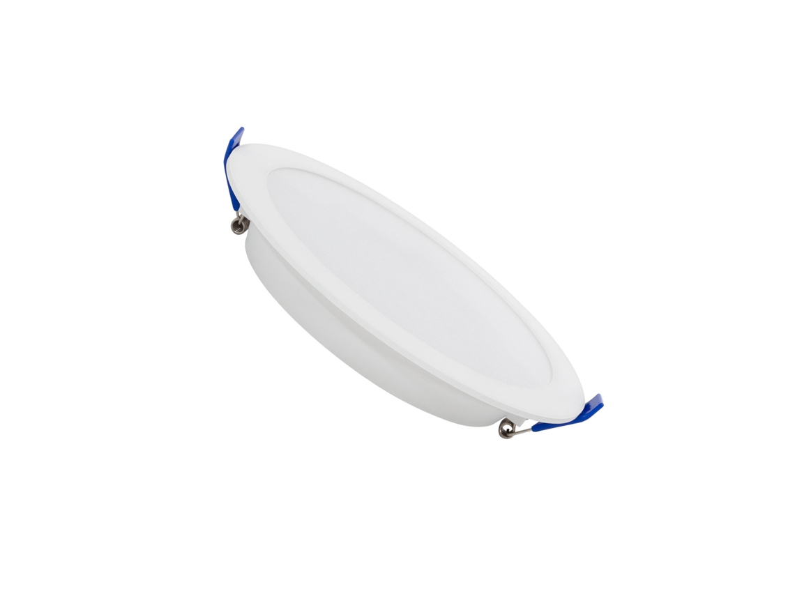 Placa Led 12w Circular Solid Corte Ø 140-160 Mm 4000k Triac Branco Neutro