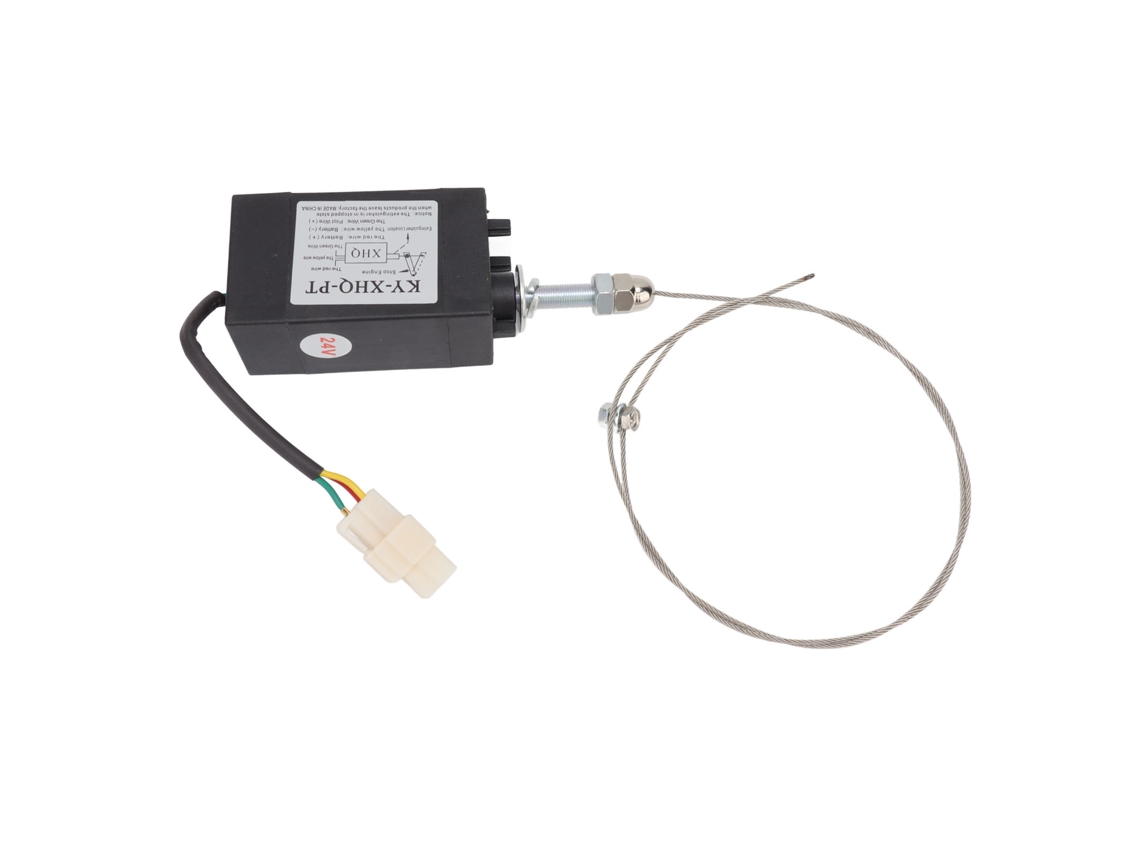 Válvula Solenoide De Parada Del Motor Del Generador Diésel De 24 V, Fabricada En Acero Inoxidable Abs.