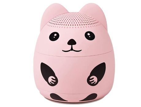 Altavoz Bluetooth Altavoces Bluetooth para Animales Altavoz Bluetooth Portátil Altavoz Bluetooth Rosa BISBISOUS