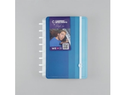Cuaderno creativo azul A5 de Miguel Luz. Cuaderno inteligente.