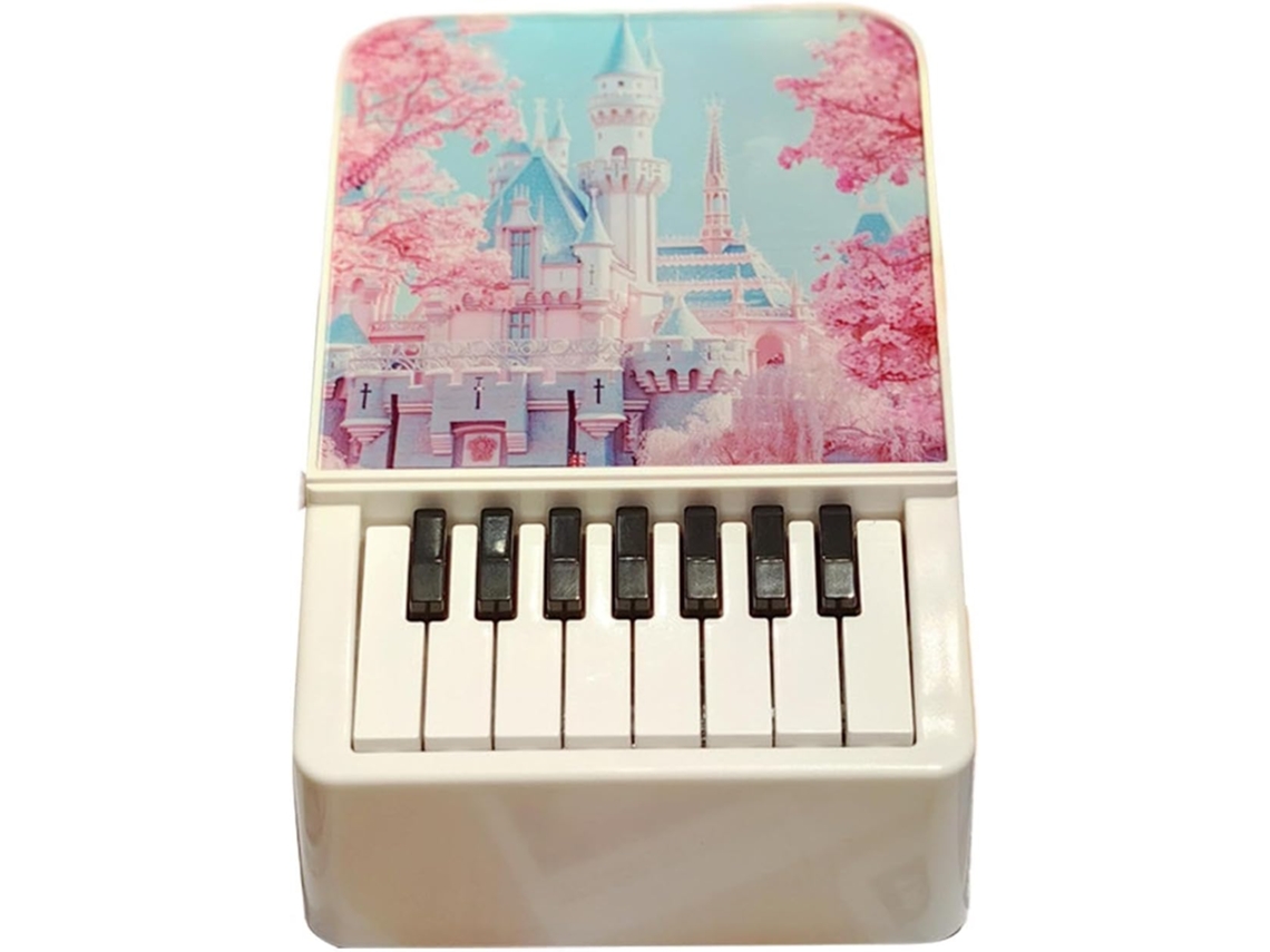 Calendario Mensual 2025, Piano De Dedos Para Tocar, De Escritorio Decorativo, De Mesa Creativo, Con Música