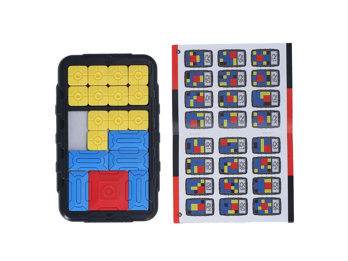 Ats-puzzle Deslizante Para Niños Desarrolla Pensamiento Lógico Juguete De Mano Desafíos Tablero Negro