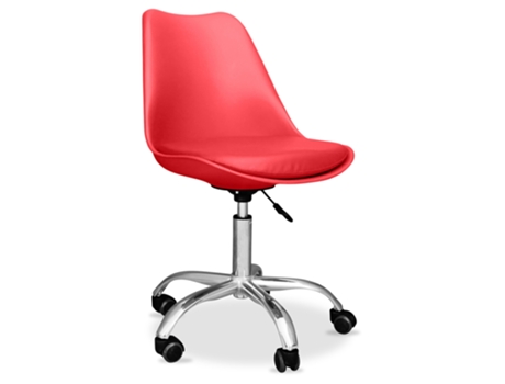 Silla de Oficina con Ruedas Silla de Secretariado Giratoria Tulip ICONIK INTERIOR