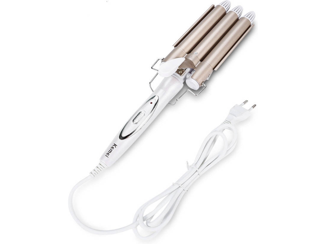 Rizador de Pelo KEMEI KM-1010 (170℃ a 220℃ - 2 Niveles de Temperatura)