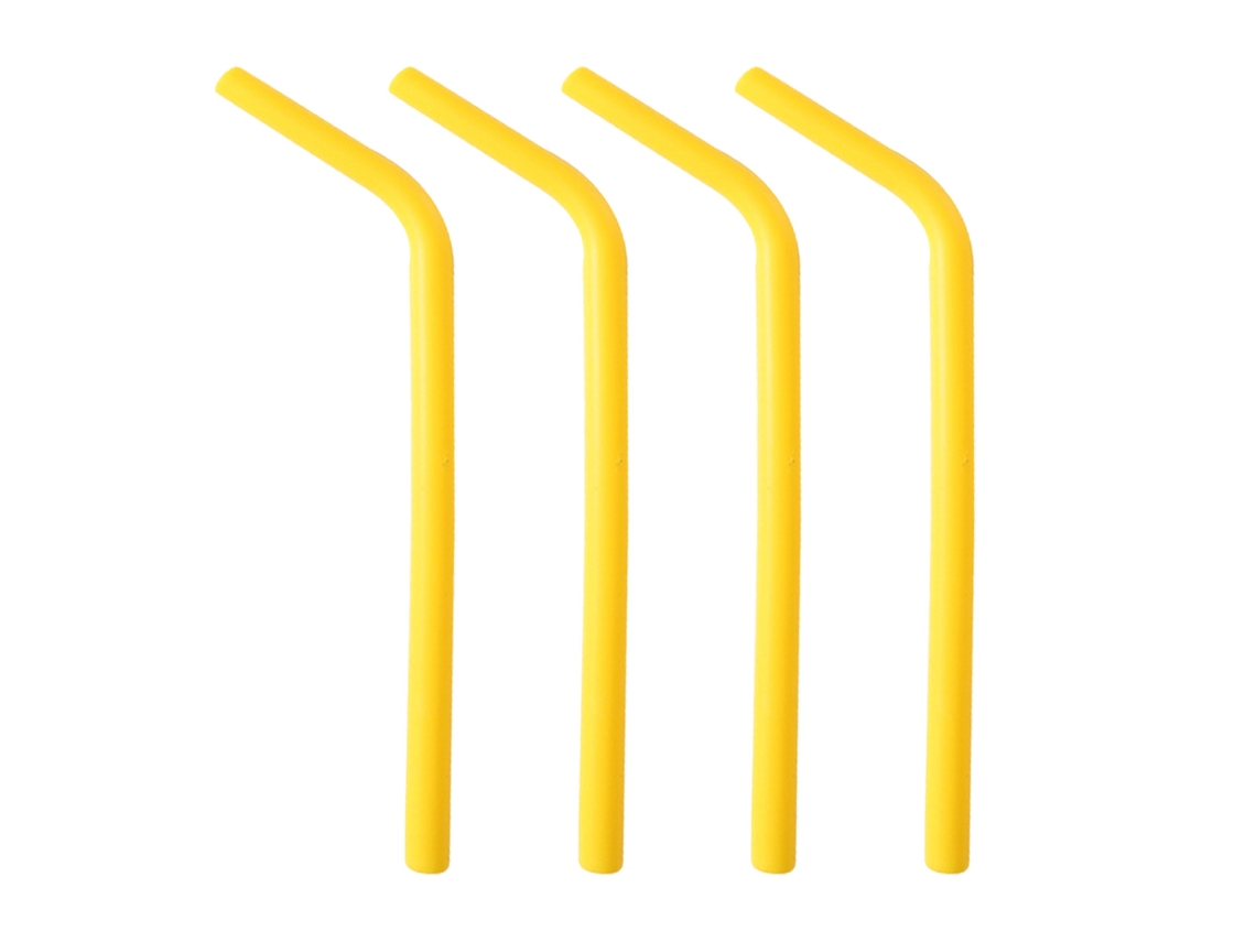 KOFIHETY Popote Reutilizable de Silicona Ancho - 9' Largo con Curva para Vasos de 20 30 32 oz, Flexible y Seguro para Smoothies