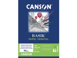 Bloc de papel vegetal Basik®, A3, 95 g/m², 24 hojas Canson