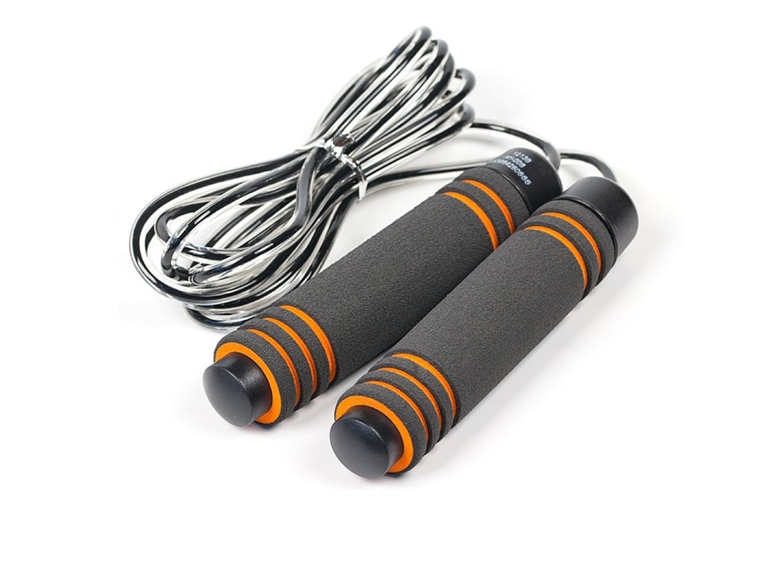 Cuerda De Saltar Naranja Para Niños Y Niñas, Adultos, Cuerda De Saltar Ajustable Para Entrenamiento (negra)