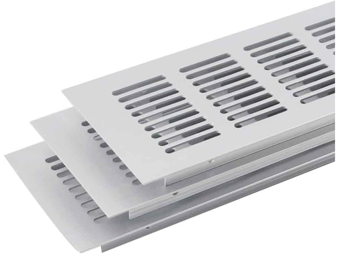 Rejillas De Ventilación Westux, 1 Unidad, Aleación Aluminio, Malla Rectangular Transpirable, Para Armario, ...
