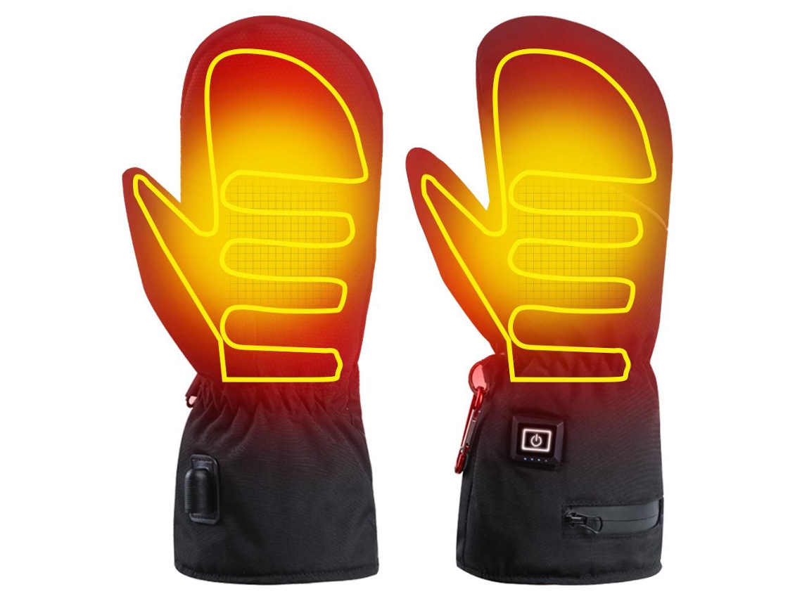 2026-guantes Calentados Recargables Para Mujer Con Táctil Antideslizante Forro De Pelo Invierno Para Ciclismo Esquí