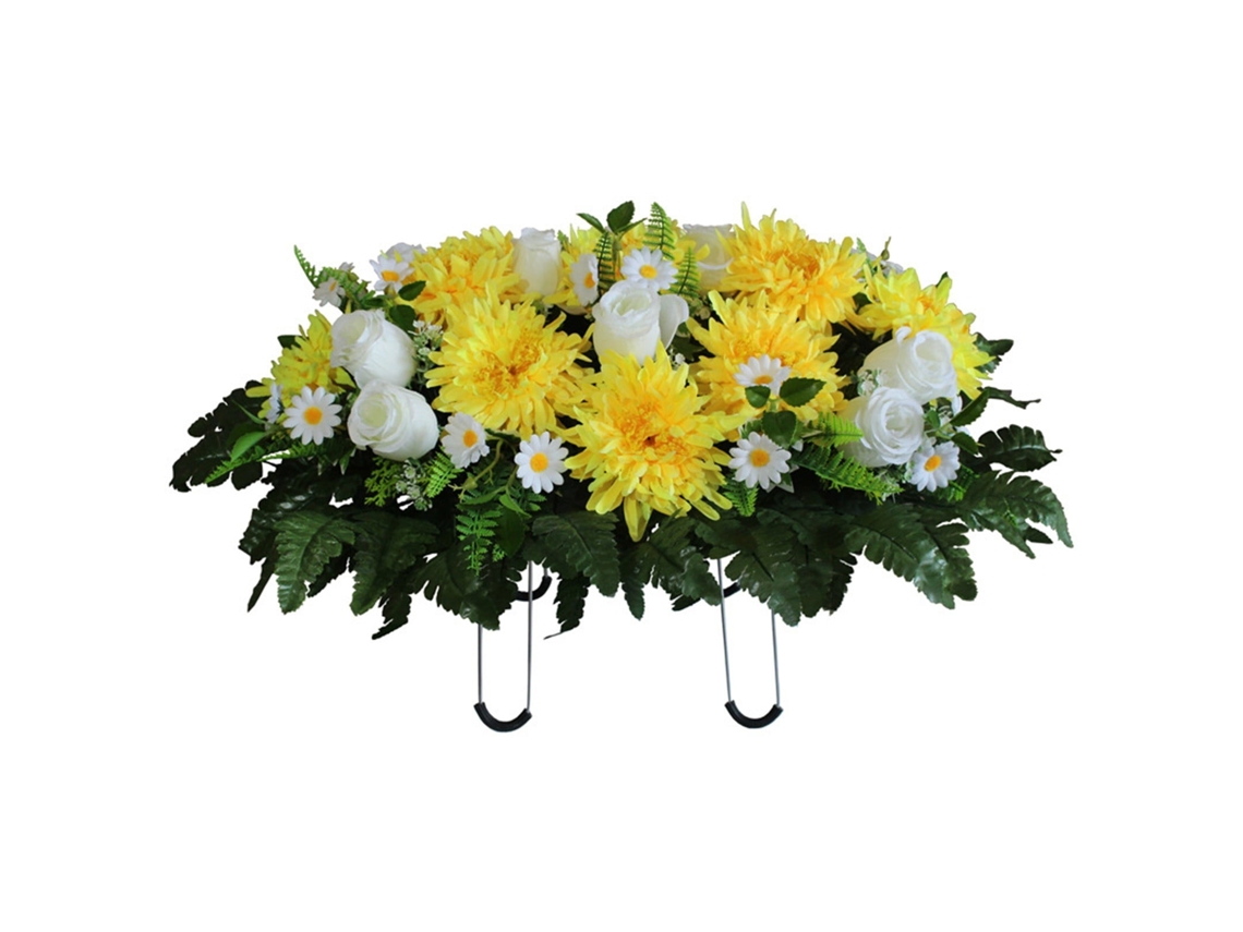 Cemitério (suporte Para Flores) Para Flores Artificiais, Com Vaso.