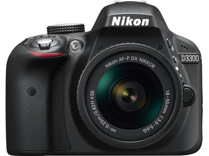 Kit Cámara Réflex NIKON D3300 + AF-P 18-55mm VR (Negro - 24.2 MP - Sensor: APS-C - ISO: 100 a 12800)