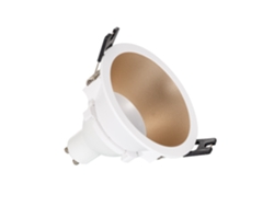 Foco Downlight Cónico GU10 6W Corte Ø 75 mm PC
