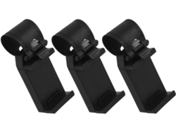 Soporte Para Teléfono De Coche Con Abrazadera Para Volante, Juego De 3 Piezas, Montaje De Plástico
