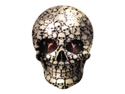 Luces Led Recargables Con Forma De Calavera Con Batería Para Decoración De Halloween, Festivales, Fiestas, Diseño De Calavera A