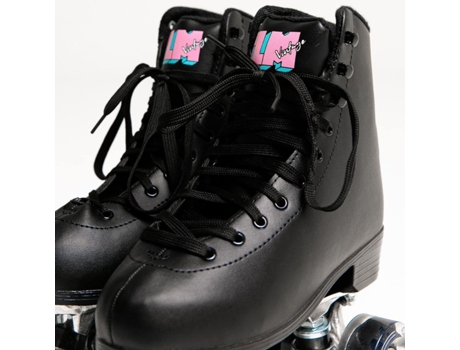 Patines 4 Ruedas Negros Talla 41 FLAMINGUEO