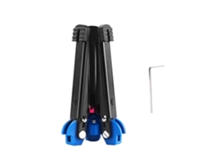 Soporte de cabeza esférica para trípode y monopie con tres patas, accesorios de fotografía, tornillo de 3/8''